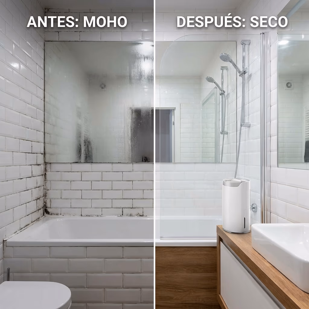 Los mejores deshumidificadores para baños pequeños (con y sin enchufe)