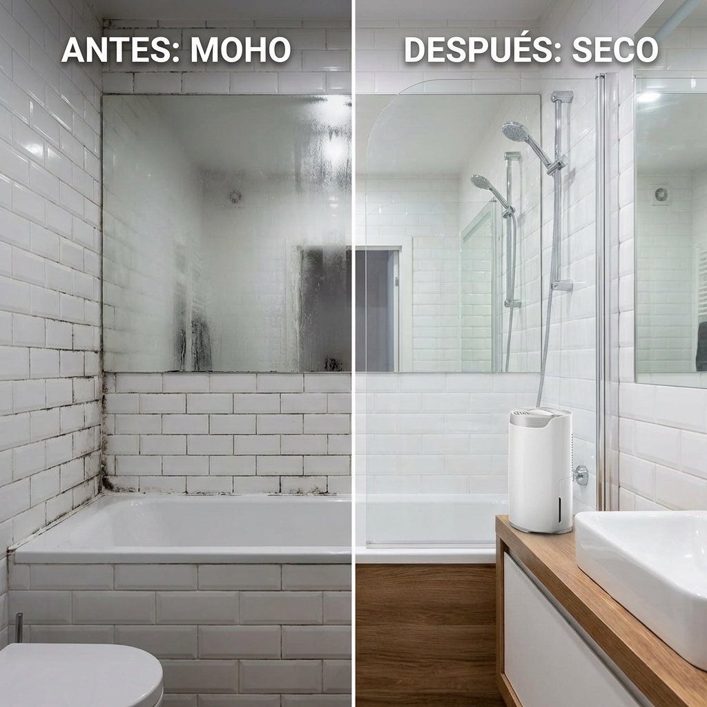 Los Mejores Deshumidificadores para Baños Pequeños (Con y Sin Enchufe)